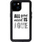 All You Need Is Love BW iPhone 15 Plus Waterproof Case